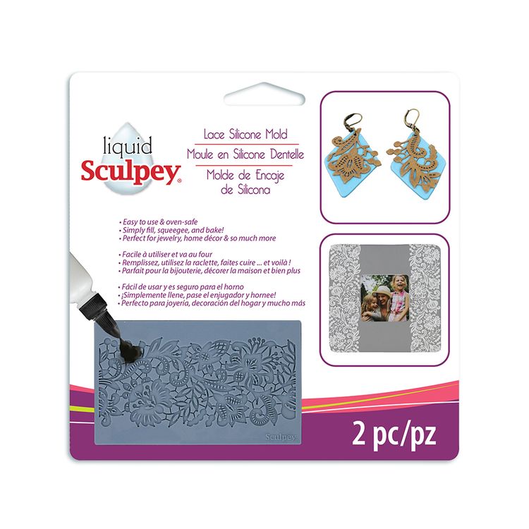 Силиконовая форма для слепков Sculpey Lace