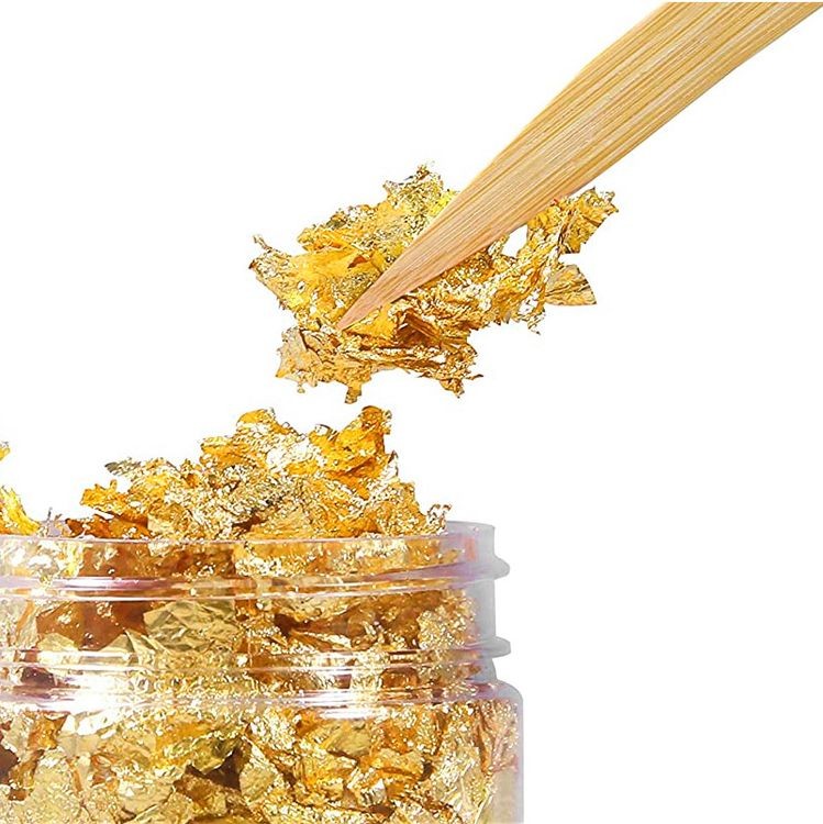 Поталь хлопья золото, 5 г — картинка 3