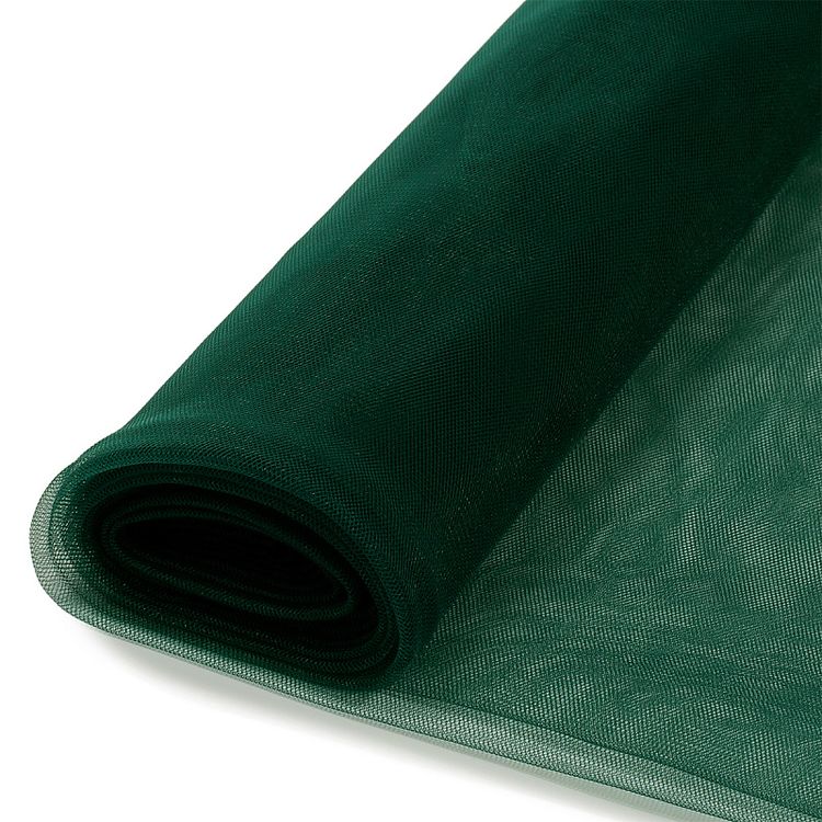 Еврофатин мягкий матовый Hayal Tulle, 5 м, ширина 300 см, 100% полиэстер, цвет: темно-зеленый, Hayal — картинка 4