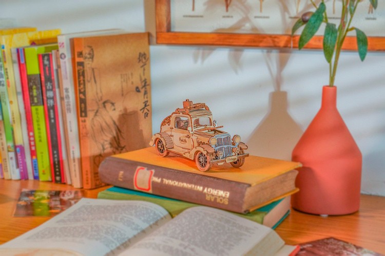 Деревянный конструктор Ретро-путешествие, 164 элемента — картинка 4