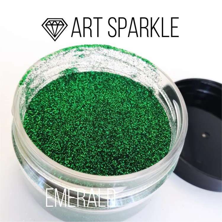 Глиттер мелкий Emerald, 50 г, Craftsmen.store — картинка 2