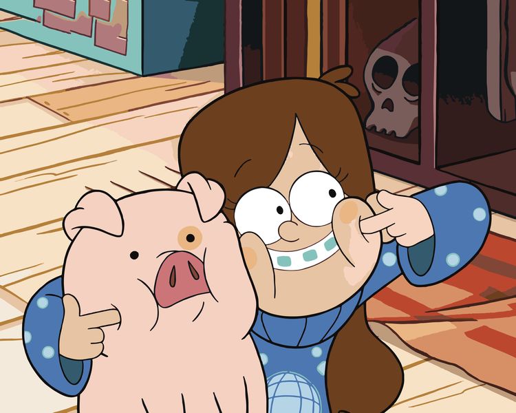 Картина по номерам «Gravity Falls Гравити Фолз: Мейбл и Пухля 4»