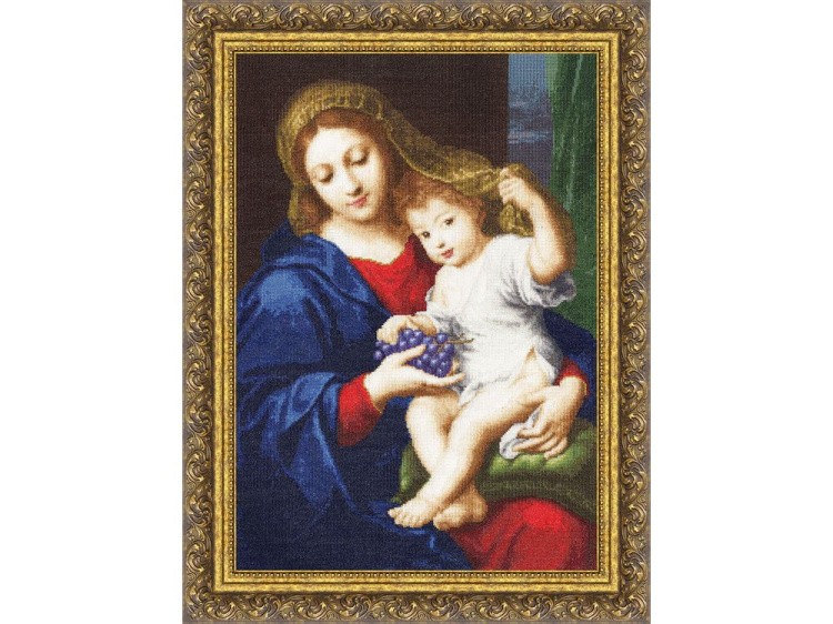 Набор для вышивания «Мадонна с виноградом» — картинка 2