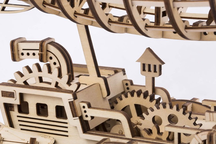 Деревянный конструктор Дирижабль, 229 элементов — картинка 6