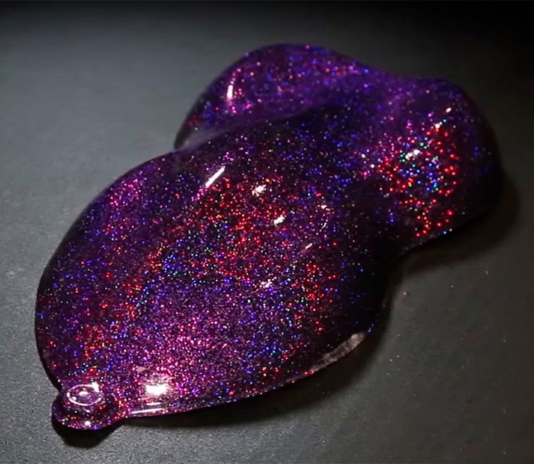 Пигмент Глиттер Holographic Violet, 10 г — картинка 3