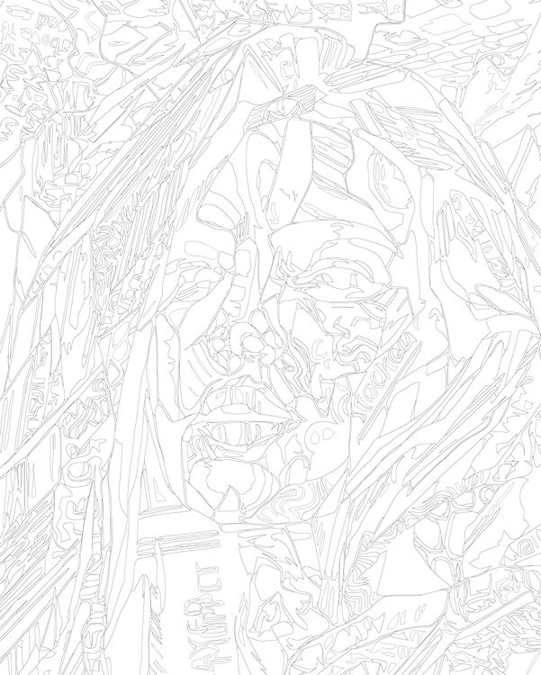 Картина по номерам «Pop Art Поп-арт: Кара Делевинь» — картинка 2