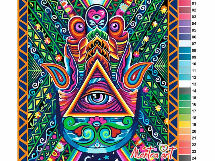 Картина по номерам «Хамса» — картинка 2