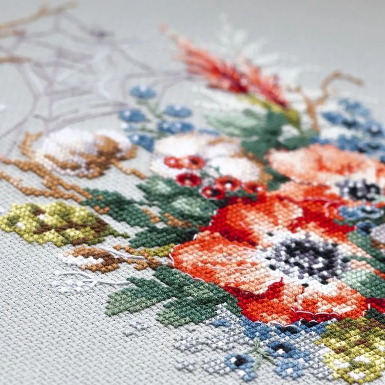 Набор для вышивания «Мак и хлопок» — картинка 5