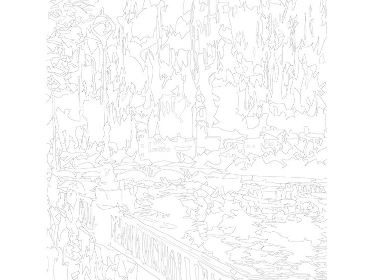 Картина по номерам «Набережная» — картинка 3