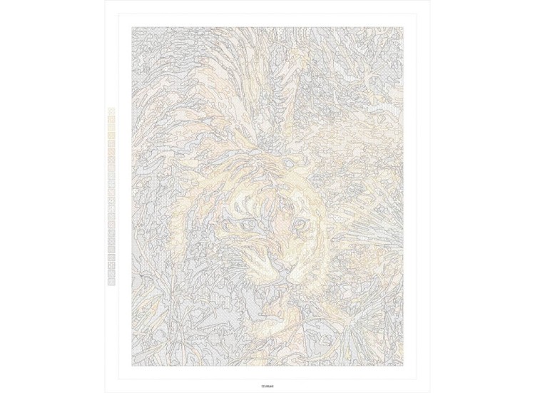 Картина по номерам «Тигр» — картинка 2