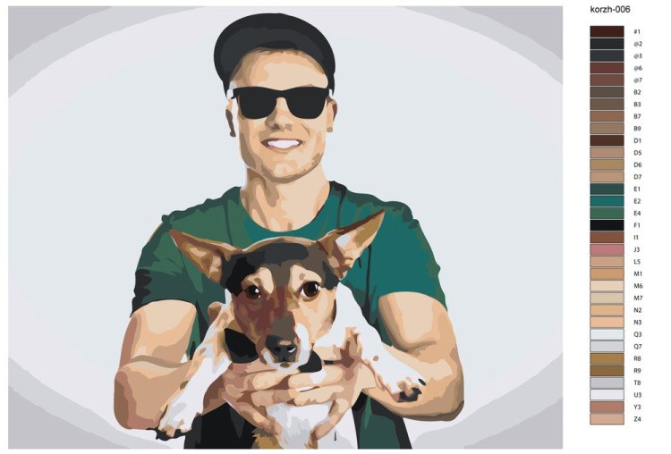 Картина по номерам «Макс Корж 6» — картинка 2