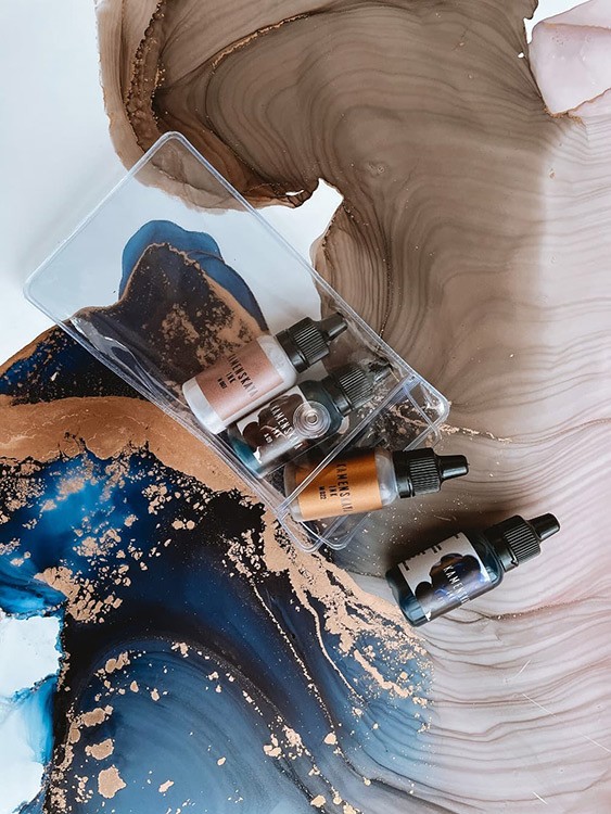 Сет алкогольных чернил № 7, Kamenskaya Ink — картинка 2