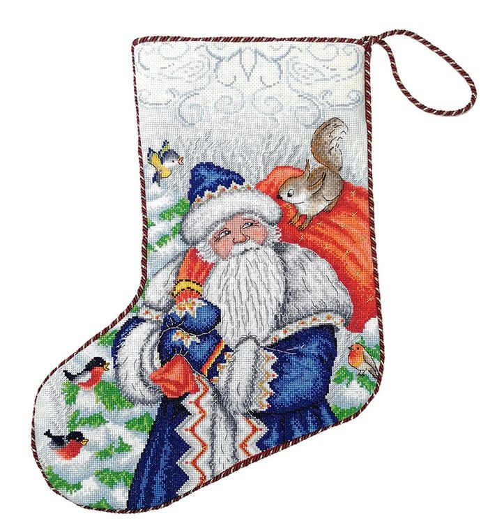 Набор для вышивания «Новогодний сапожок Дед Мороз»