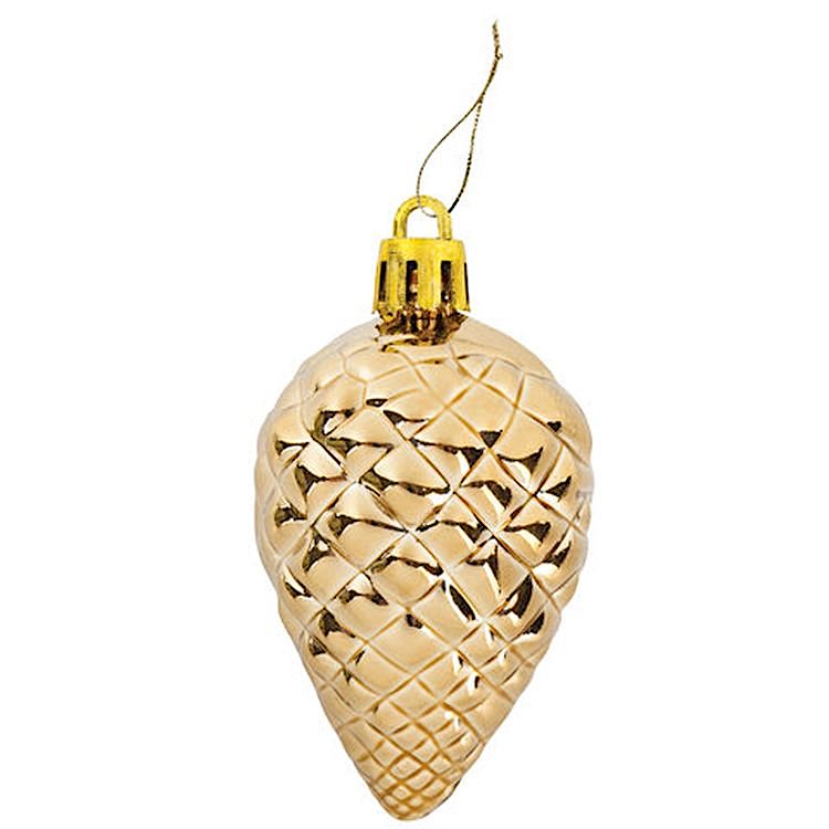 Набор украшений для ели, 39 предметов, золотистый цвет — картинка 18