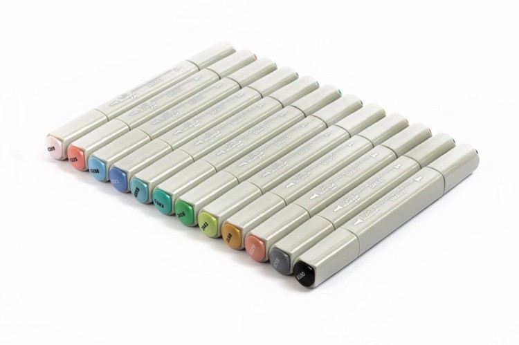 Набор маркеров на спиртовой основе Vista-Artista Style Фантазия, 12 цветов — картинка 2