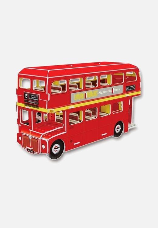 3D-пазл CubicFun Двухэтажный Автобус — картинка 2