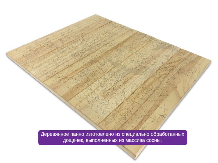 Картина по номерам по дереву Color KIT «Соломенная шляпка» — картинка 5