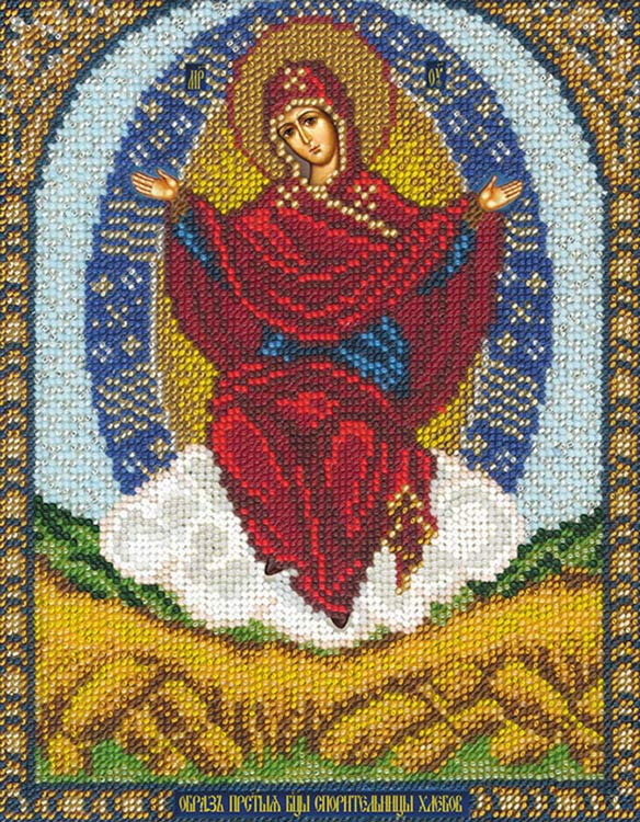 Набор вышивки бисером «Богородица Спорительница Хлебов»