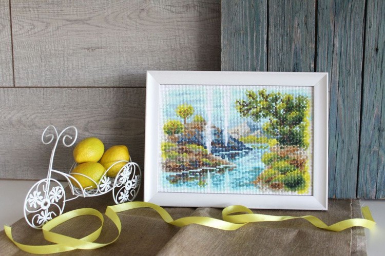 Алмазная вышивка «Долина гейзеров» — картинка 3