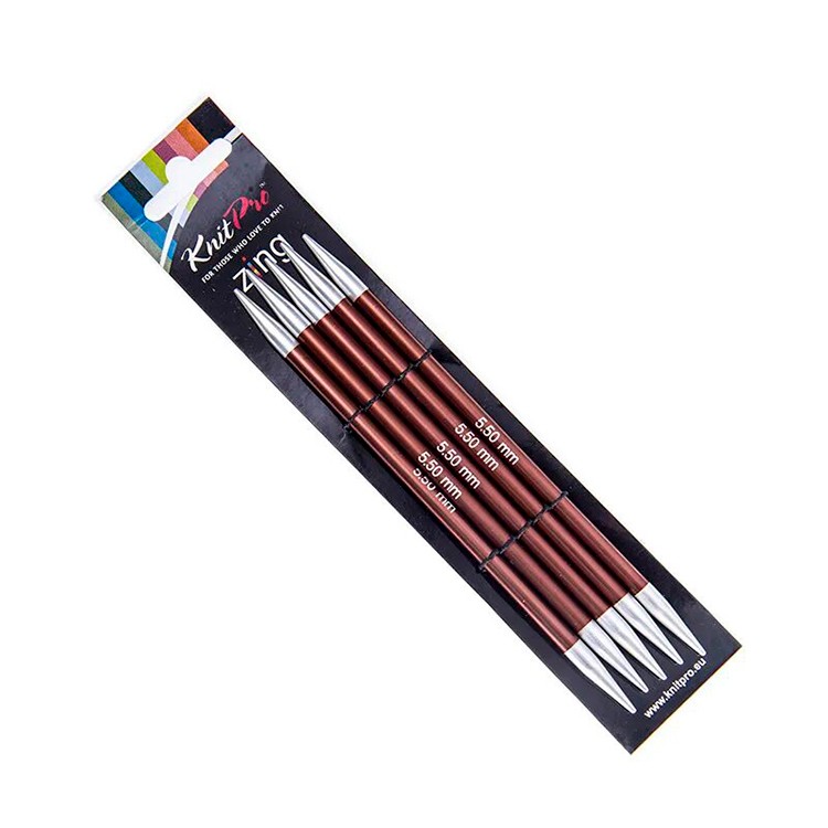 Спицы носочные 5,50 мм, 15 см, Zing, KnitPro — картинка 5