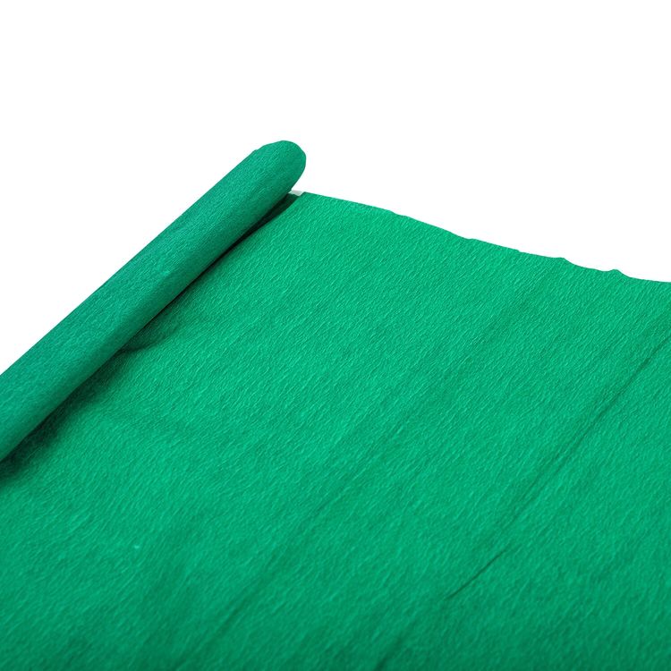 Бумага гофрированная (креповая), 32 г/м2, темно-зеленая, 50х250 см, в рулоне, Brauberg