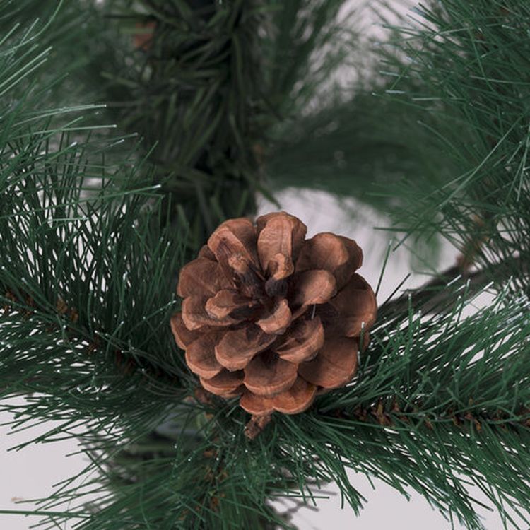 Ель новогодняя искусственная «Velvet Pinewood», 120 см, с инеем и шишками — картинка 3