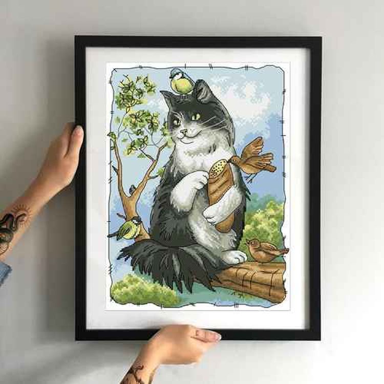 Набор для вышивания «Кошкина кормежка» — картинка 2