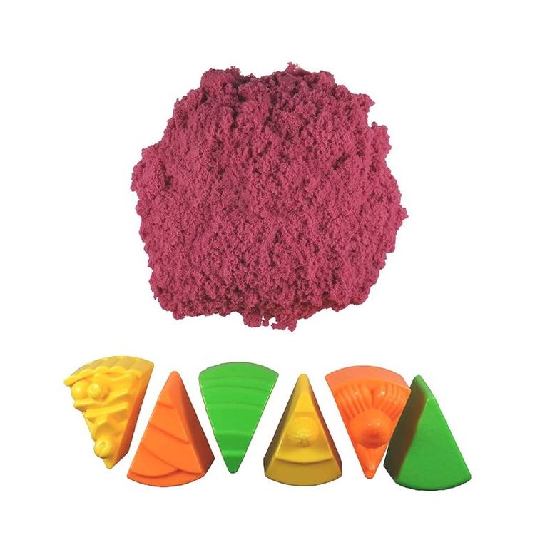 Космический пластичный песок набор «Веселая кондитерская» 1 кг с ароматом клубники — картинка 4