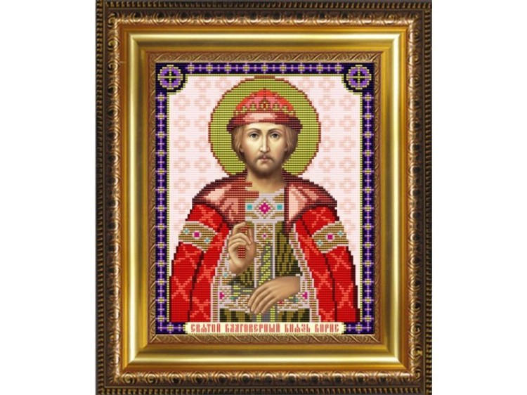 Рисунок на ткани «Св.Благоверный Князь Борис»