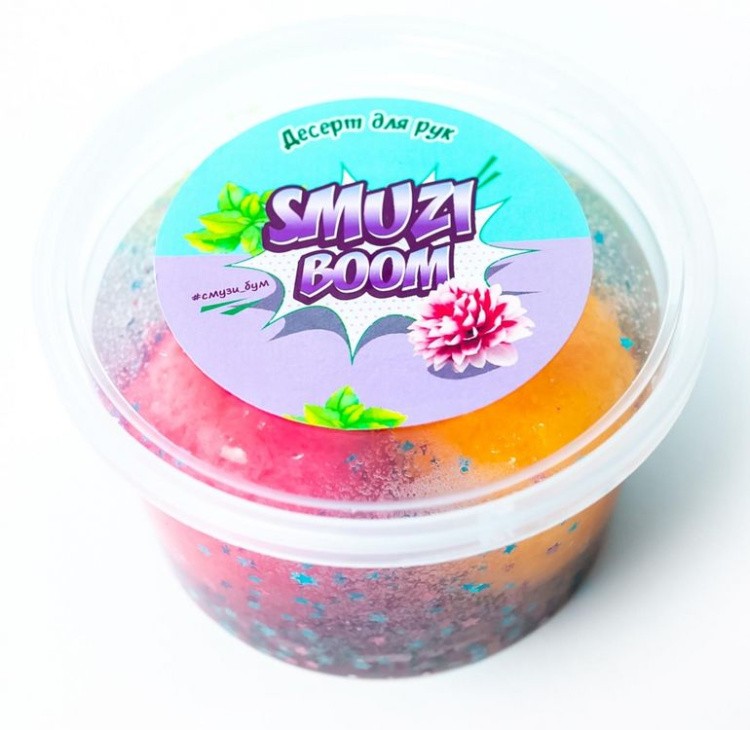 Слайм-десерт для рук Smuzi boom Флоат с ароматом манго, 200 гр
 — картинка 2