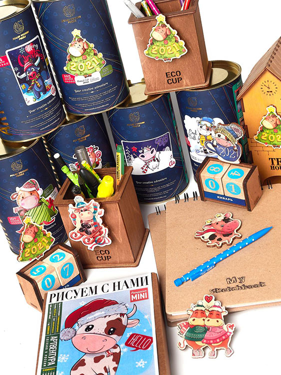 Деревянные пазлы Артвентура «Новый Год 2021» — картинка 4