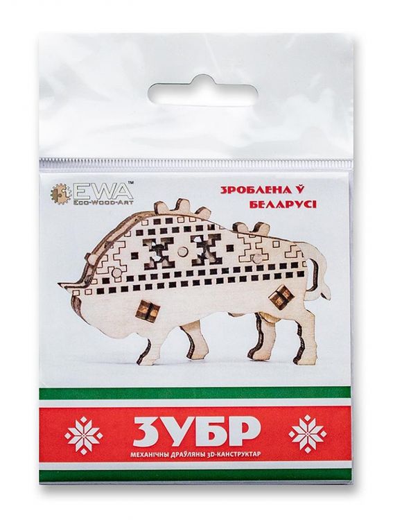 Конструктор из дерева «Эвик: Зубр», Eco Wood Art — картинка 2