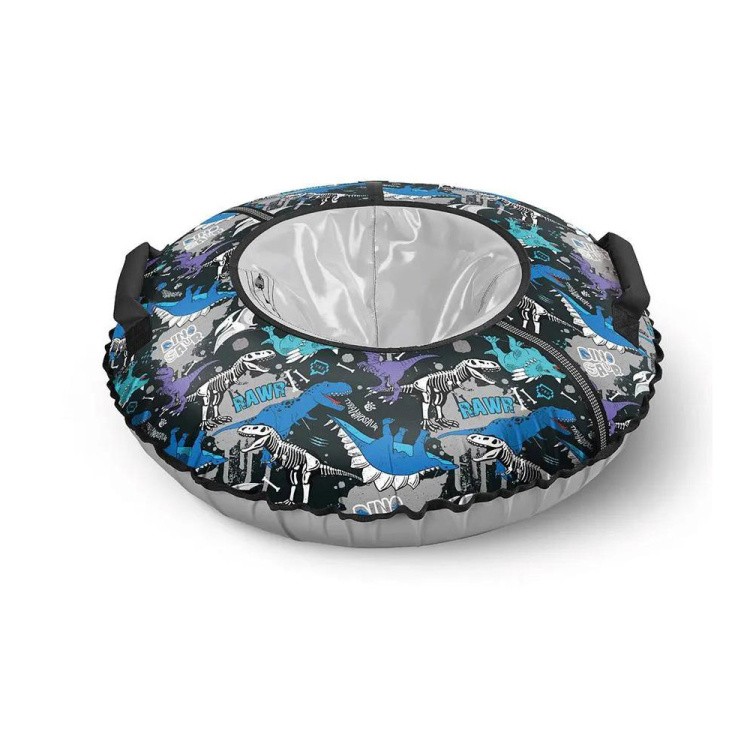 Детская зимняя ватрушка тюбинг для катания 110 см — картинка 4