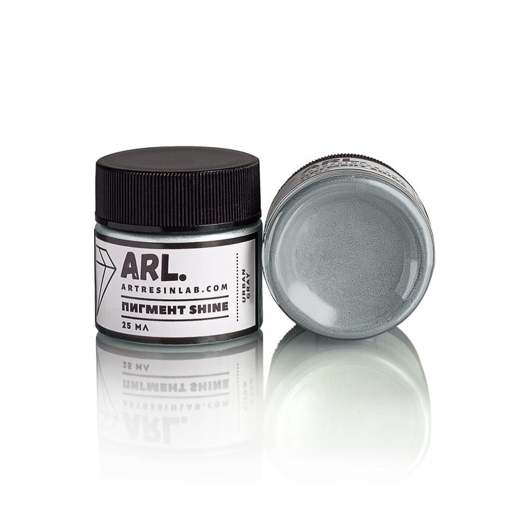 Пигмент SHINE URBAN GRAY, городской серый 25 мл, Art Resin LAB — картинка 2