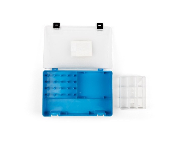 Коробка для мелочей №8 Trivol, цвет: голубой, прозрачный — картинка 2