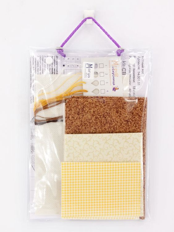 Набор для вышивания «Наволочка. Уютный кот» — картинка 2