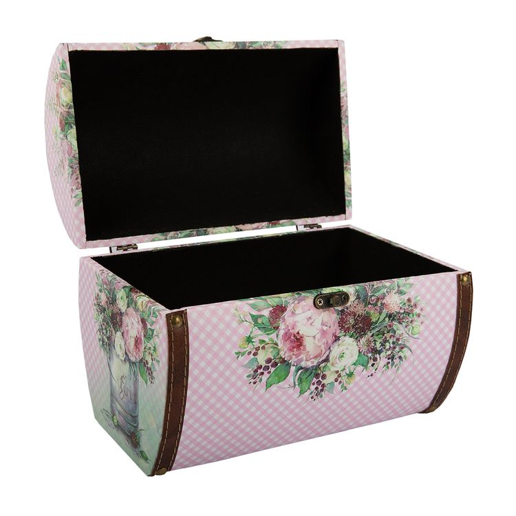 Шкатулка-сундучок «Нежные цветы», 24,5х16х18 см, Gamma — картинка 2