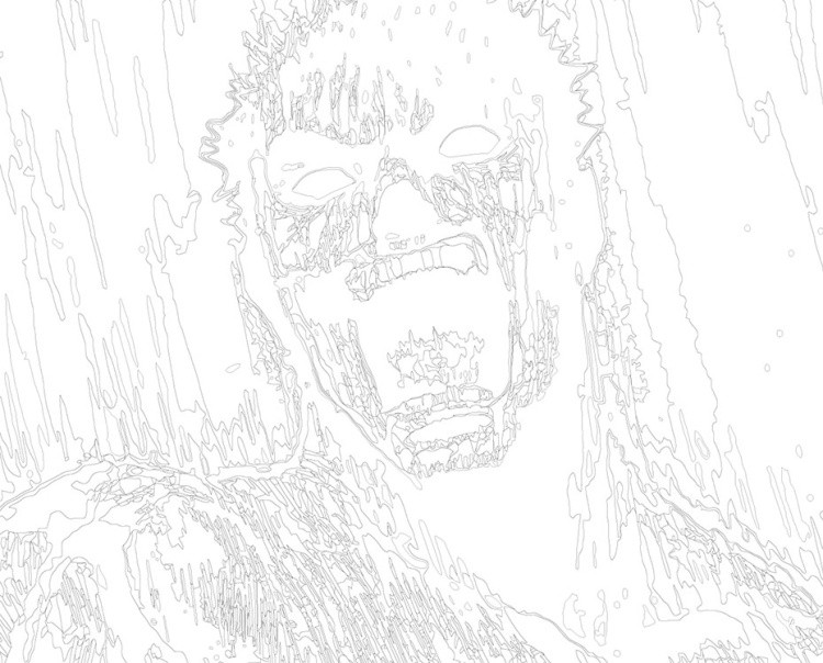 Картина по номерам «Берсерк Berserk манга аниме: Гатс ярость» — картинка 3