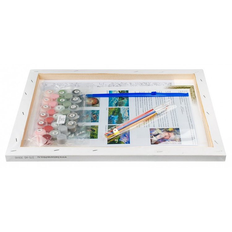 Картина по номерам «Розовые пионы» — картинка 3