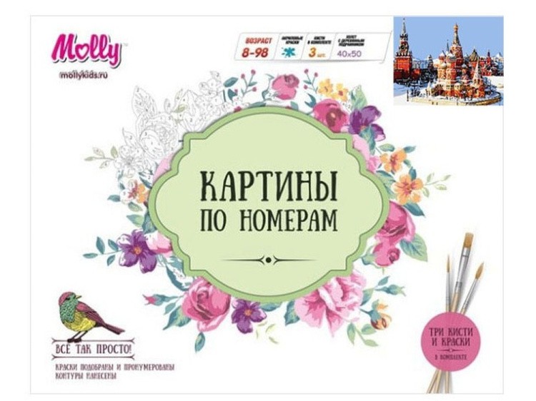 Картина по номерам «Красная площадь» — картинка 2