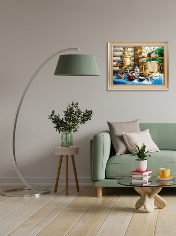 Картина по номерам «Чаепитие в саду» — картинка 8