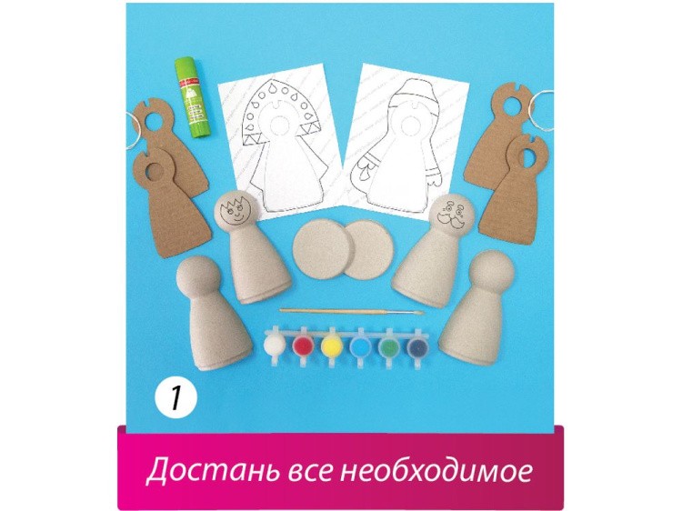 Набор для творчества «Дед Мороз и Снегурочка» — картинка 2