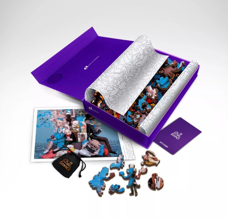 Деревянные пазлы DAVICI «Безумное чаепитие» — картинка 9