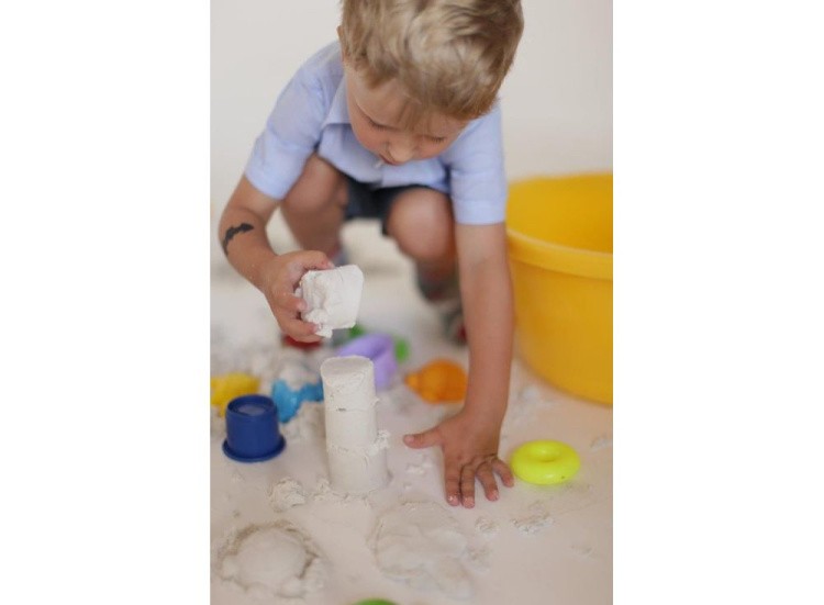 Живой песок 750 г с формочками для игры — картинка 6