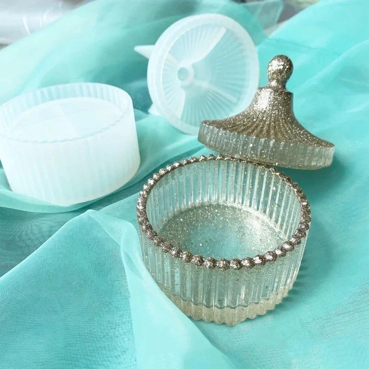 Силиконовый молд - Шкатулка, d8x10см — картинка 2