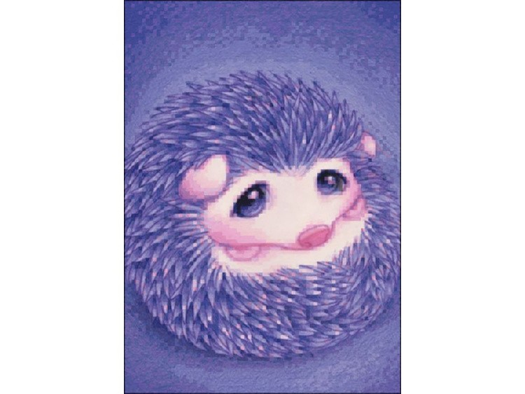 Алмазная вышивка «Милый ежик» — картинка 2