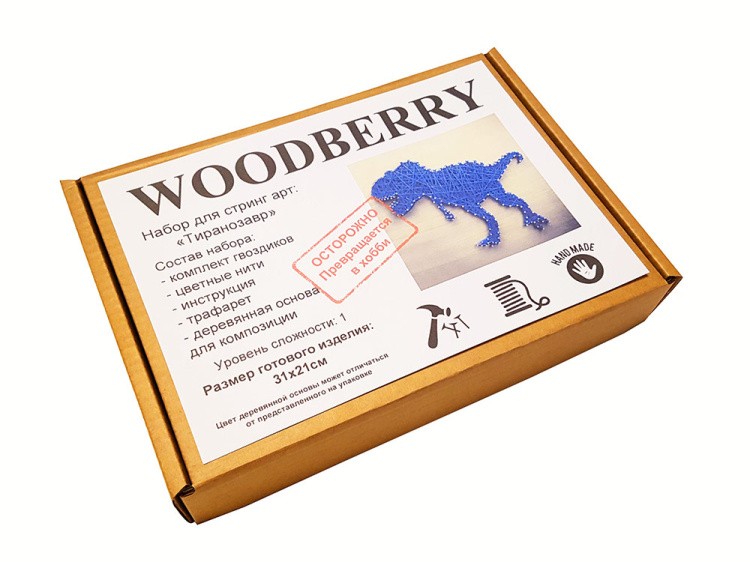 Набор для творчества STRING ART «Тираннозавр» — картинка 3