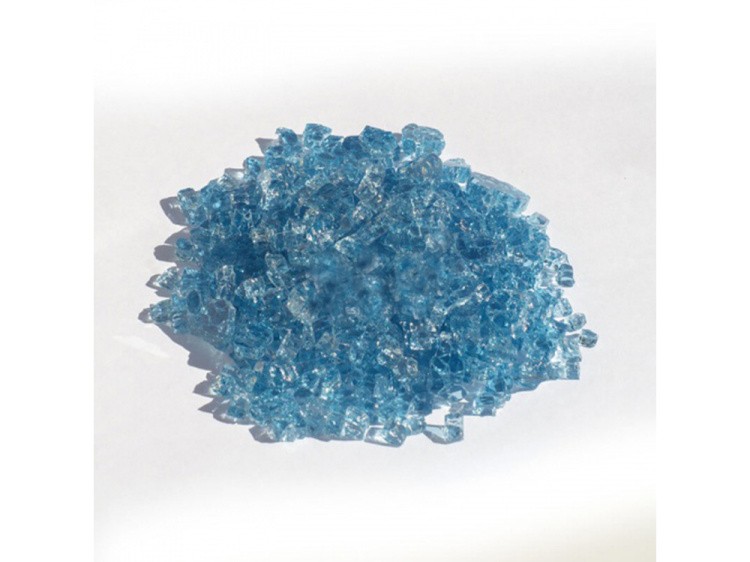 Стеклянная крошка Топаз (фракция 3-8 мм), ResinArt — картинка 2