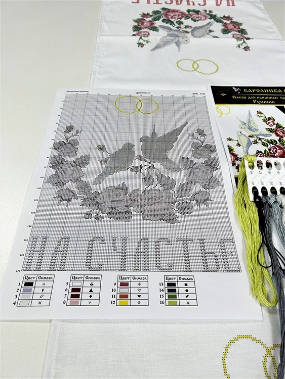 Набор для вышивания «Рушник 1,5 м для вышивки крестом» — картинка 4
