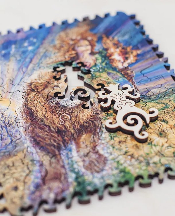 Деревянные пазлы DAVICI «Знак зодиака. Лев» — картинка 6